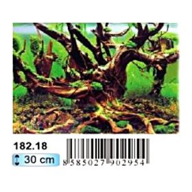 Akvárium Poszter Kétoldalas 30x100cm