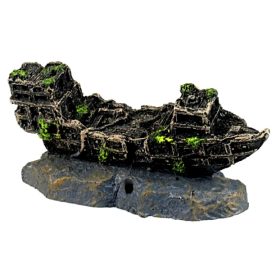Akváriumi Decor Hajóroncs 10x5x6cm Halaknak Tatrapet