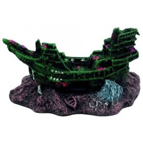 Akváriumi Decor Hajóroncs 12cm Halaknak Tatrapet