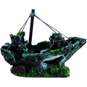 Akváriumi Decor Hajóroncs 15x9x6cm Halaknak Tatrapet