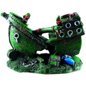 Akváriumi Decor Hajóroncs 14,5x3x6,5cm Halaknak Tatrapet