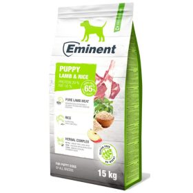   Eminent Dog 15+2kg Puppy Lamb&Rice  Prémium Száraztáp +Prebiotikum