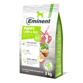   Eminent Dog 3kg Puppy Lamb&Rice  Prémium Száraztáp +Prebiotikum