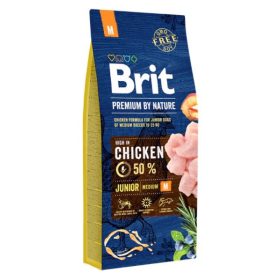 Brit Premium 15kg Junior Medium Száraztáp Kutya
