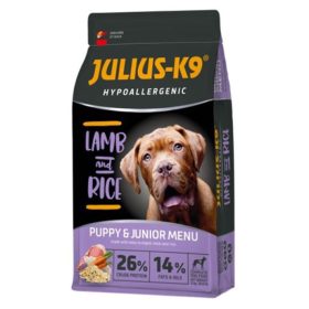   JULIUS K9 12kg PUPPY&JUNIOR Lamb&HighPremium Rice K-9 Hypoallergenic