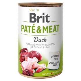 Brit Paté & Meat 400g Konzerv Duck Kutya 6db/#