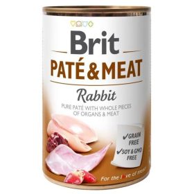 Brit Paté & Meat 400g Konzerv Rabbit Kutya 6db/#