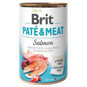Brit Paté & Meat 400g Konzerv Salmon Kutya 6db/#
