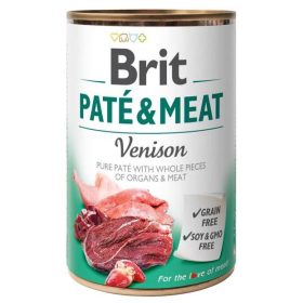 Brit Paté & Meat 400g Konzerv Venison Kutya 6db/#