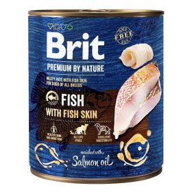 Brit Premium 800g Fish With Fis Skin Konzerv 6db/#