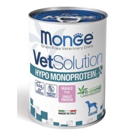   MongeDOG 12x400g VetSol. Sertés Hypo monop Monoprotein Konzerv