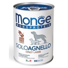   MongeDOG bárány 24x400g MONOPROT konzerv,Bárány 100% Paté