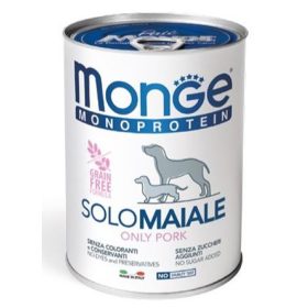 MongeDOG sertés 24x400g MONOPROT konzerv,Sertés 100% Paté