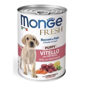 MongeDOG 24x400g Fresh PUPPY Borjú konzerv