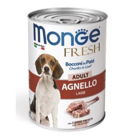 MongeDOG 24x400g Fresh Adult Bárány konzerv