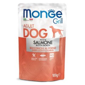 MongeDOG A.tasak 24x100g GRILL Lazac