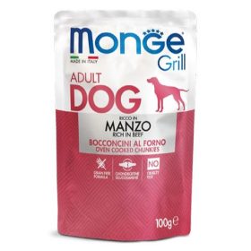 MongeDOG A.tasak 24x100g GRILL Marha