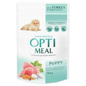 OPTIMEAL Kutya Kölyök Pulyka Répa Szósz 12x100g