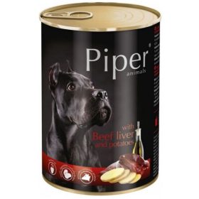 PIPER 400g Marha Máj Burgonya Konzerv Adult Kutya