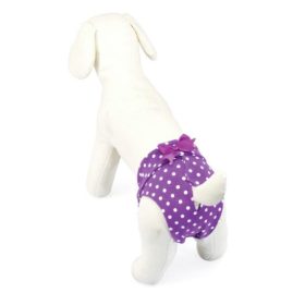 Strech Bugyi Lila-Pöttyös 34cm