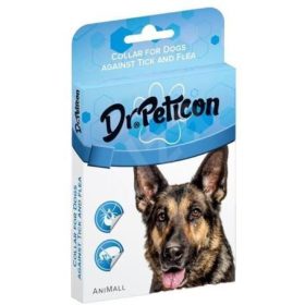   Dr.Peticon Nyakörv KUTYA Bolha És Kullancs 75cm, fekete, 90 nap bolha, 45 nap kullancs