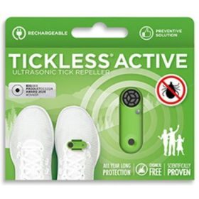   Tickless ACTIVE, zöld, USB újratölthető ultrahangos kullancsriasztó