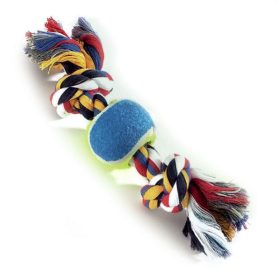 Játék Pamutcsont+Labda 20cm Kutya