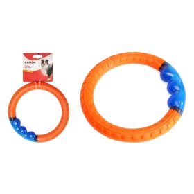 Játék Narancs Ledes Karika TPR 25,5cm Kutyajáték