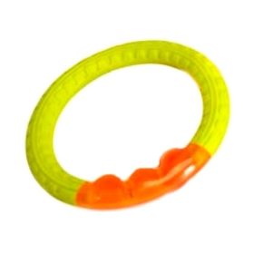   Játék Zöld Ledes Karika TPR 25,5cm Kutyajáték Fluoreszkáló