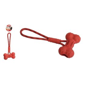 Játék Gumicsont Kötéllel 35cm Kutya