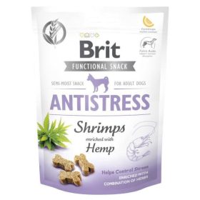   Brit Care Dog Functional Snack Antistress Shrimps garnélával és kenderrel 150g