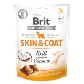   Brit Care Dog Functional Snack Skin&Coat Krill, plankton és kókusz ízesítéssel 150g