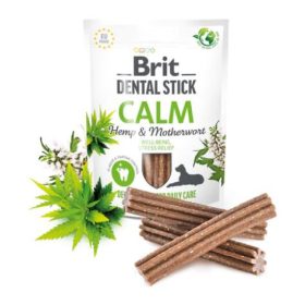   Brit Dental Stick Calm Kenderrel 251gr Fogtisztító kutyáknak Mentafűvel 