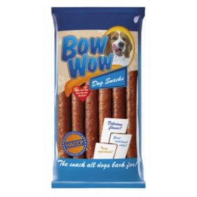   Bow Wow snack, marha ízesítésű kolbász jutalomfalat, csipkebogyóval és áfonyával 600g