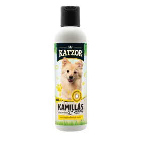   Katzor Kamillás Kutya Sampon 200ml Gyógynövényes Prémium. Könnyen kezelhető billenős nyitható zárható kupakkal