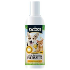   Katzor MANDULA OLAJJAL Fültisztító 100ml kamilla kivonat, Prémium Folyadék Kutya Macska