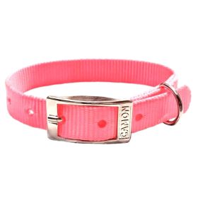Kutya Nyakörv Nylon Pink 1,5x45cm