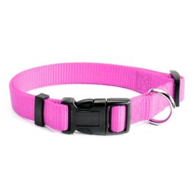 Kutya Nyakörv Nylon Pink 1,8x35-50cm