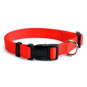 Kutya Nyakörv Nylon Piros 2,5x40-65cm
