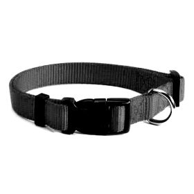 Kutya Nyakörv Nylon Fekete 2,5x40-65cm