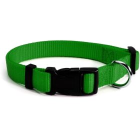 Kutya Nyakörv Nylon Zöld 2,5x40-65cm