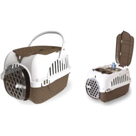 Szállítóbox+Tál 52x33x34cm Barna TRANSPORTINO TOUR
