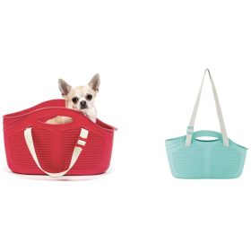 Szállító Táska Szilikon 40x15x24cm Piros BORSA MIA PET