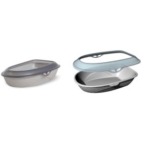 Macska WC Keretes 59,5x40,3x17,9cm LETTIERA SABBIA (sötét)