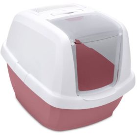MADDY JUNIOR ZÁRT Macska WC Fehér-Pink 57x43x41cm