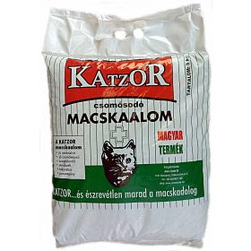Katzor 5kg csomósodó macskaalom bentonit alapú
