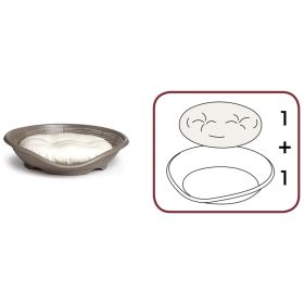 Fekhely+Párna 48x46x11cm Barna LETTINO PASHA