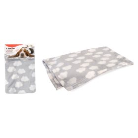 Plüss Takaró Szürke 100x150cm Mintás