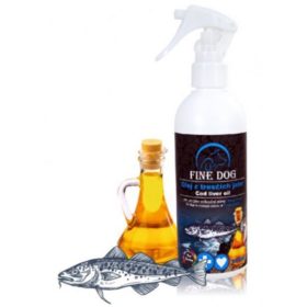   Fine Dog Csukamájolaj 250ml étrend-kiegészítő kutyáknak és macskáknak