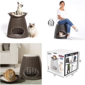   BAMA "PASHA" Állatotthon Szett Barna 52x50x46-55cm